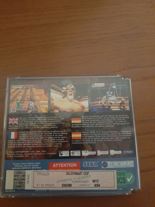 Dynamite cop para dreamcast cib