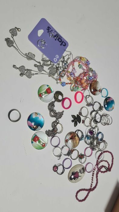 Lote Bijuteria para DIY / Manualidades / Loisirs Créatifs (Com Caixa)