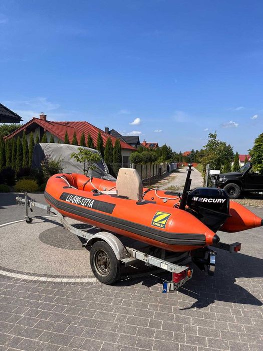 Sprzedam, ponton Zodiac rib z silnikiem Mercury 15 hp. cały zestaw