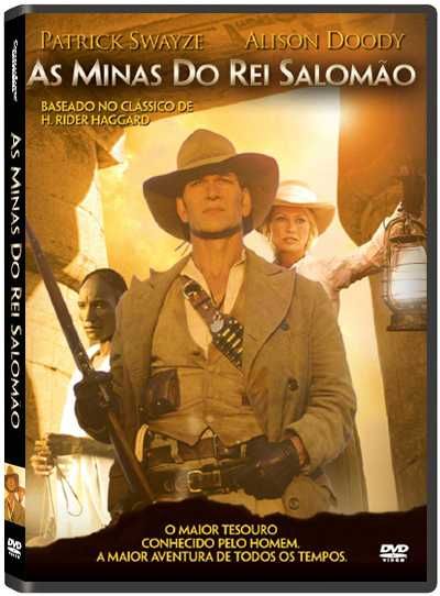 Filme em DVD: As Minas do Rei Salomão (Patrick Swayze) - NOVO! SELADO!