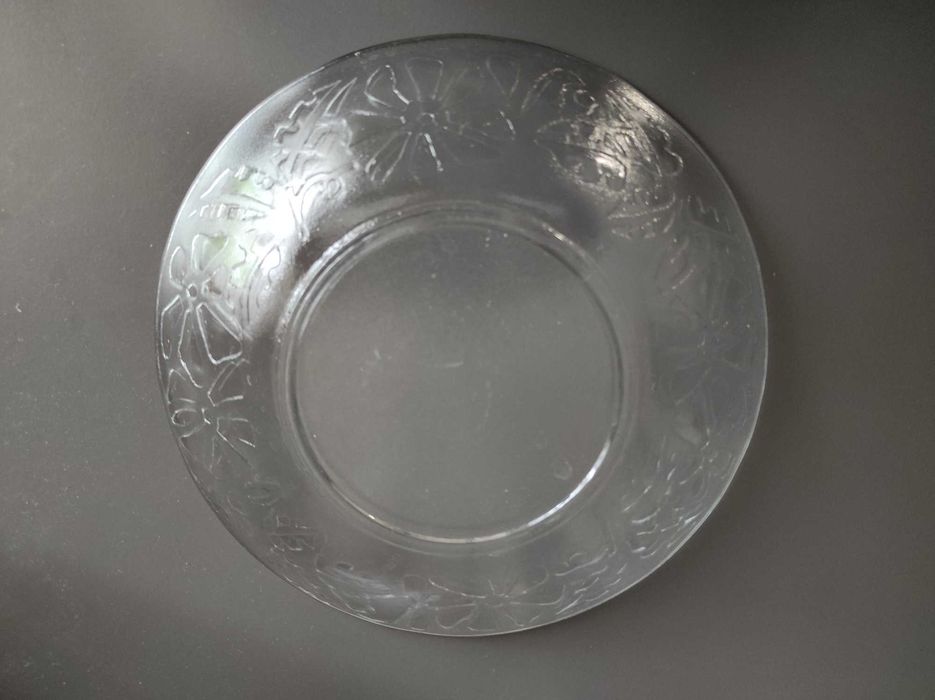 Talerz, patera, szkło PRL