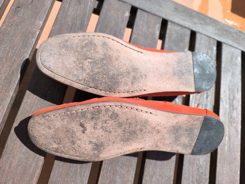Sapatos Moccs pele 43