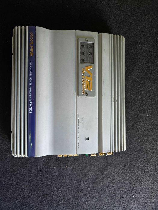 Amplificador alpine v12 2/1 canal
