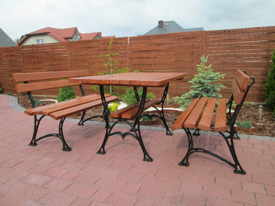 NOGI ŻELIWNE do Ławki Stołu Meble Ogrodowe różne wzory