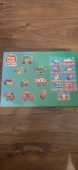 Układanka magnetyczne Pojazdy