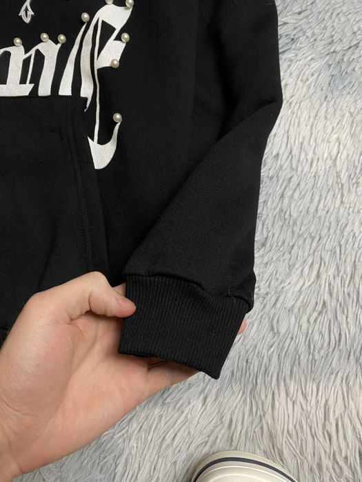 Продам мужскую зип худи черная с крестами Boohoo