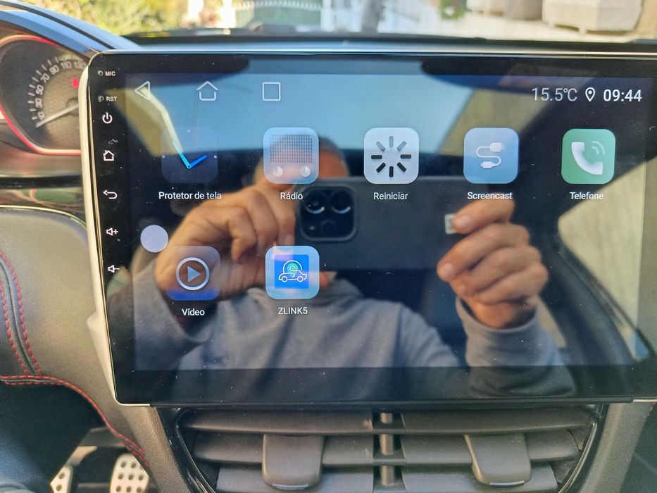 Radio Android 10polegadas 208 2008 com modura