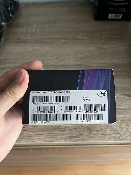 Intel Core I5 9400F +  wentylator GRATIS