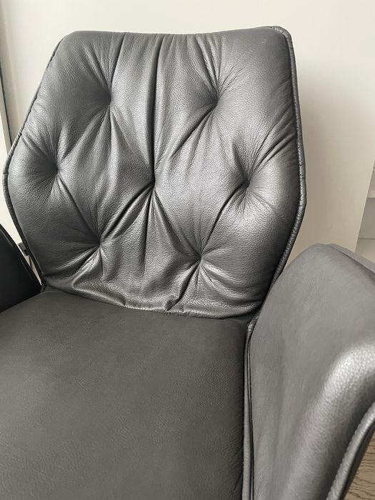 Fotel, krzeslo obrotowe, kolor ciemnoszary