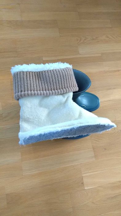 kalosze śniegowce ocieplane Demar 40 / 41 zielone PCV PVC