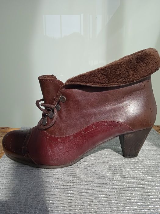 Kozaki skórzane Ryłko r. 39