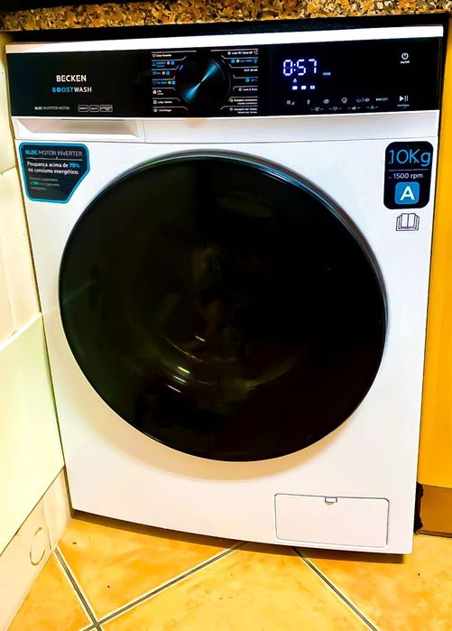 Máquina de lavar e secar