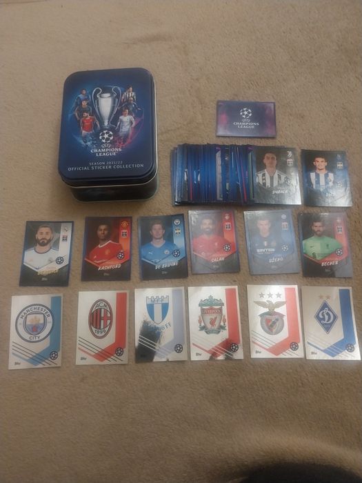 Lot of 100 Champions League 21/22 trading cards