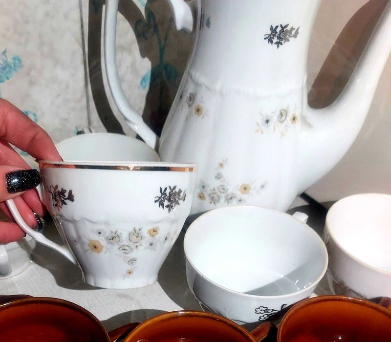 Porcelanowy Serwis kawowy