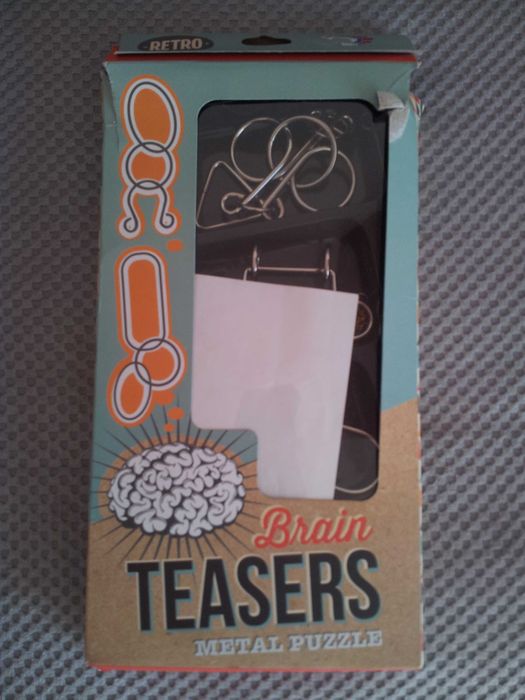 puzzle metalowe brain gra logiczna