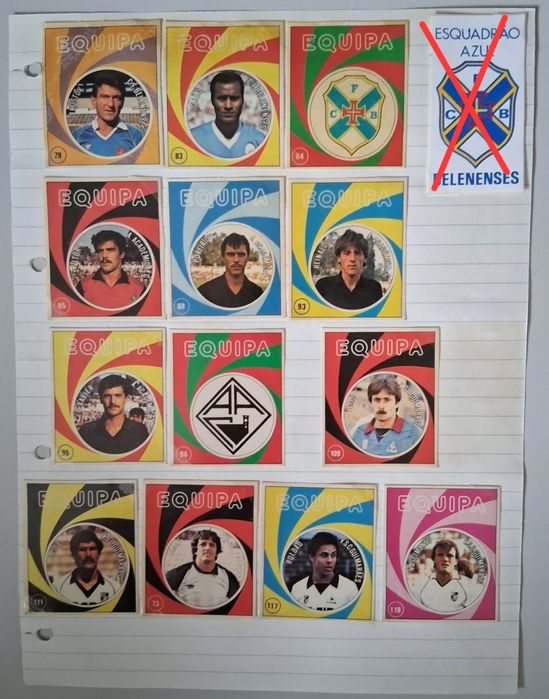 Autocolantes Futebol - VINTAGE