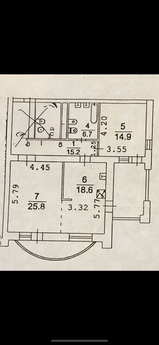 3-комнатная квартира по адресу ул. Лукьяненко Левка(Тимошенко) (площадь 95 м²) - Atlanta.ua - фото 2