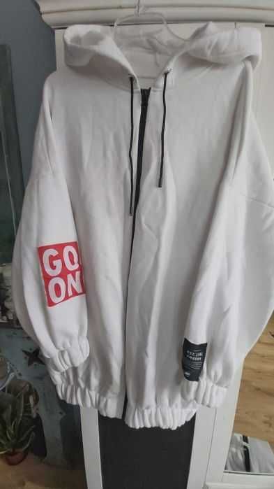 Bluza długa płaszczyk dresowy
