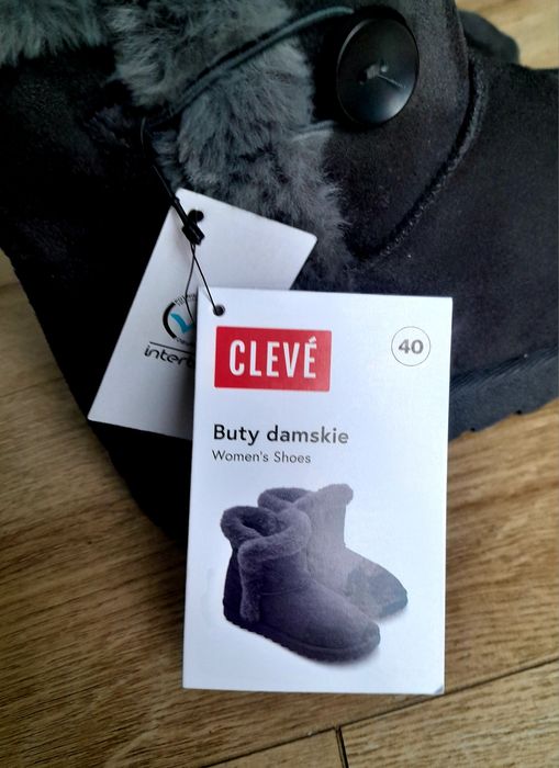 Buty damskie zimowe śniegowce r.40 NOWE