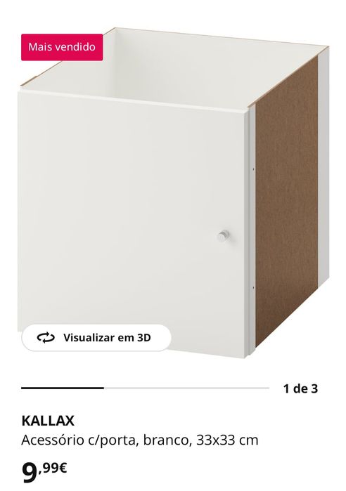 Móvel/Estante Pret-Cast 77x77 IKEA