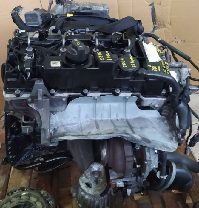 Motor Mercedes C220 cdi 170cv 2009 OM 646811 W204 caixa manual 6v