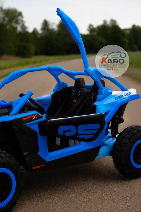 Pojazd na akumulator CAN-AM auto dla Dzieci pompowane Koła EVA 4x4 LED