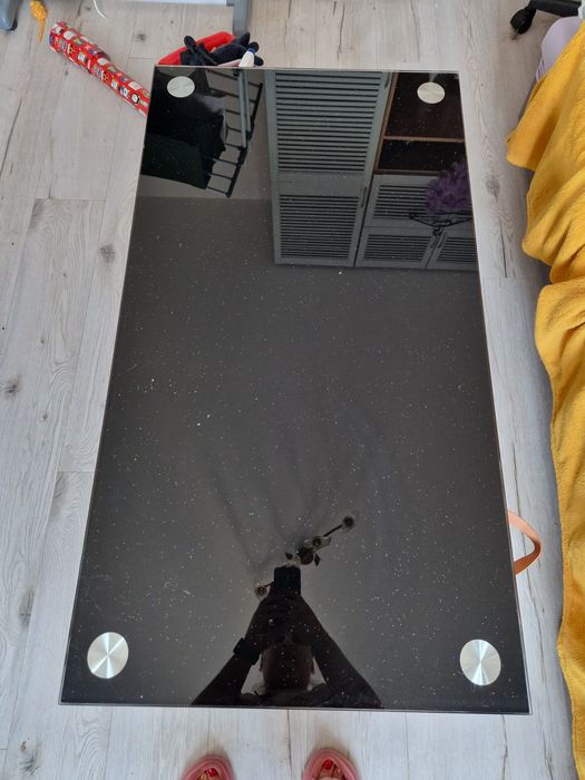 Szklana ława 110x60x45cm