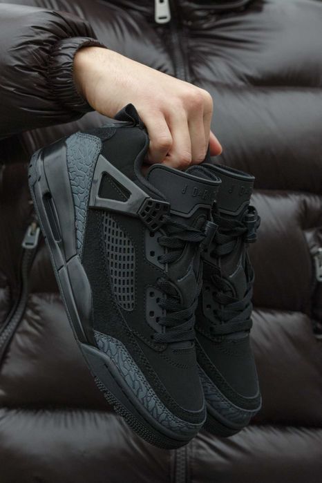 Чоловічі Кросівки Air Jordan 3 Retro Low Black Cat 40-44 (Оплата при отриманні)