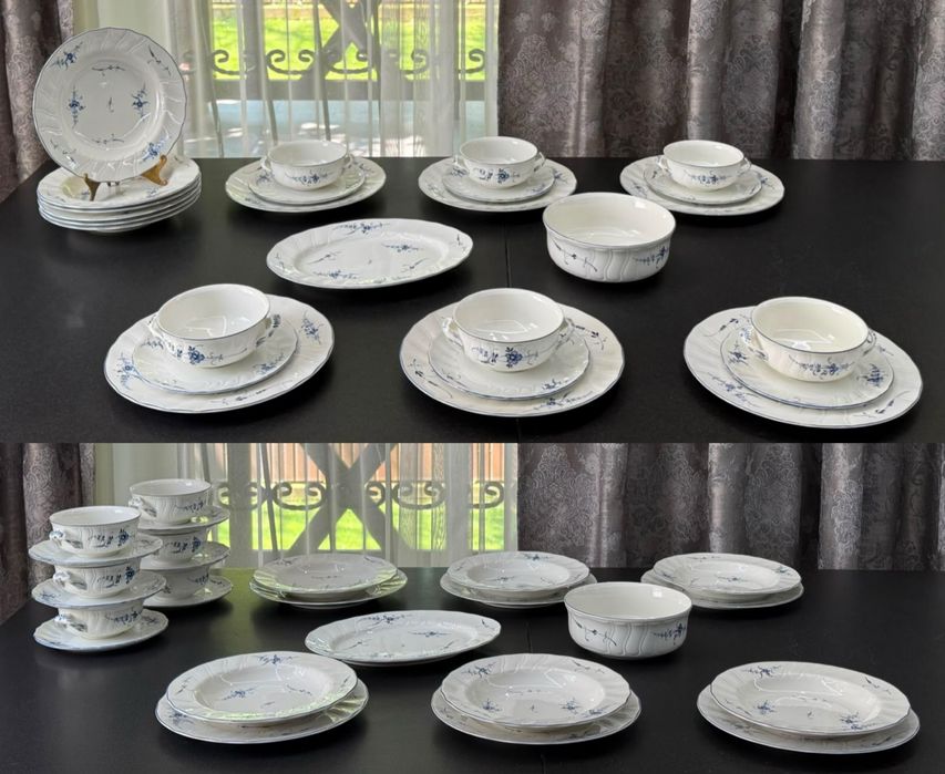 Фарфоровый столовый сервиз фирмы Villeroy Boch серия Luxemburg Германия