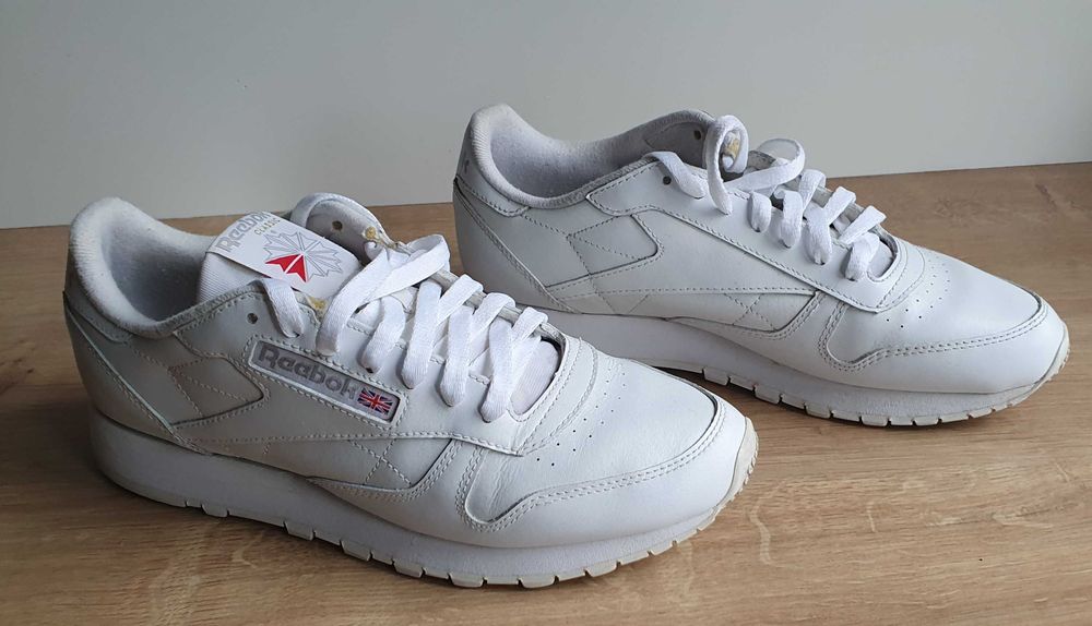Sneakersy męski Reebok classic leather GY0953 stan bdb wkładka 27 cm rozm. 42