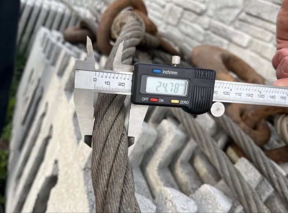 Liny stalowe. Dźwigowe