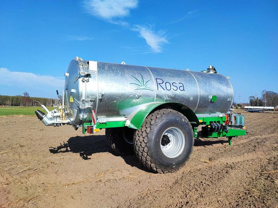Wóz asenizacyjny ROSA 10/R1 10000 litrów  - beczkowóz, beczka