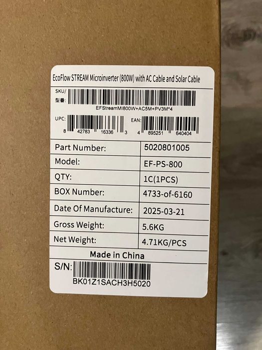 Ecoflow Stream 2 інвертор 800 ват новий