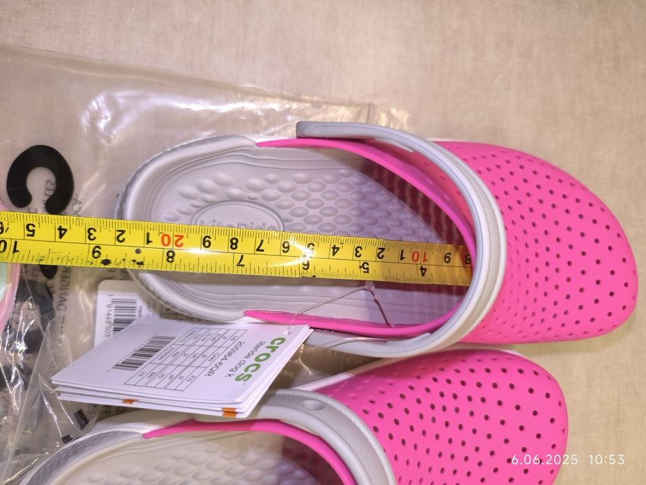 CROCS literide clog sandały rozm.J2(33-34) GRATIS !