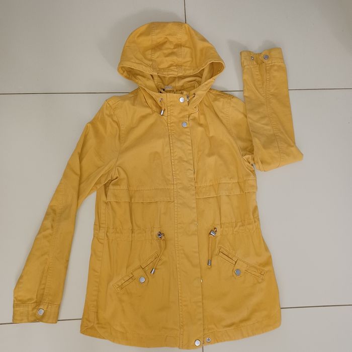Kurtka parka musztardowa H&M XS