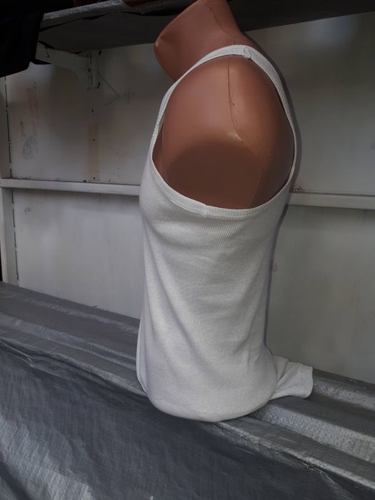 Майки чоловічі,білі,тканина рубчик.