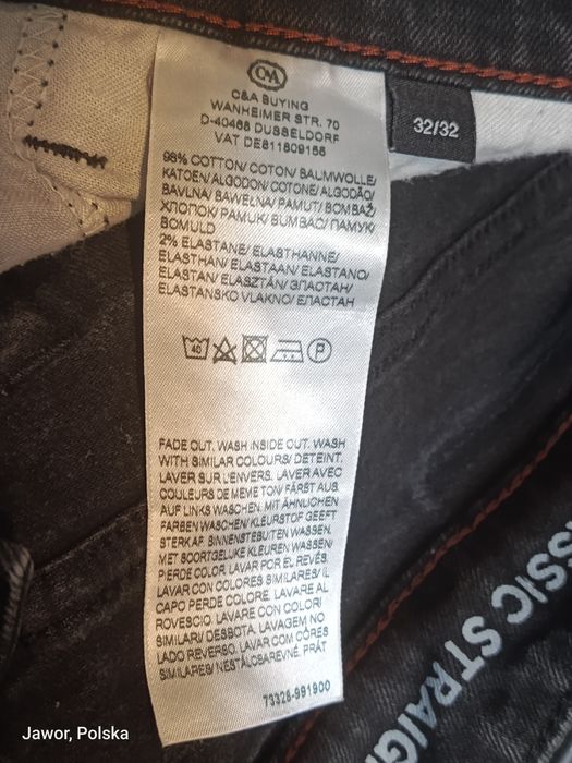 Spodnie męskie kolor czarny