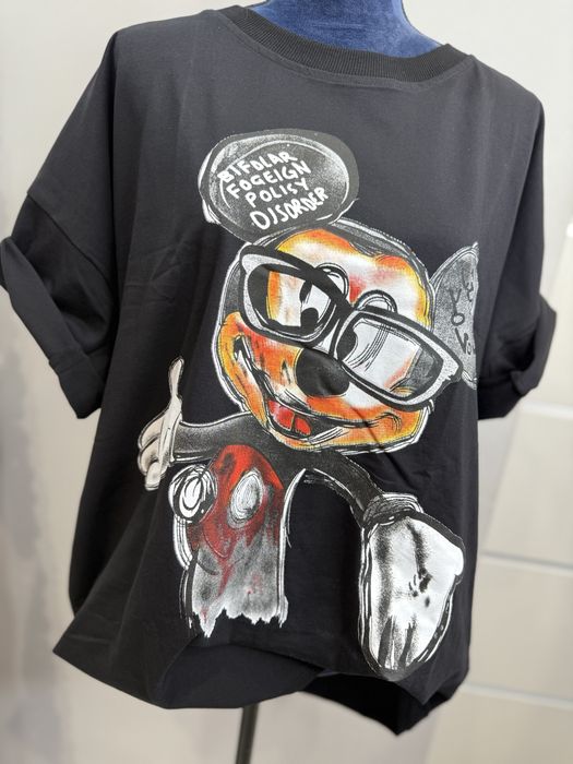 Bluzka czarna damska duża