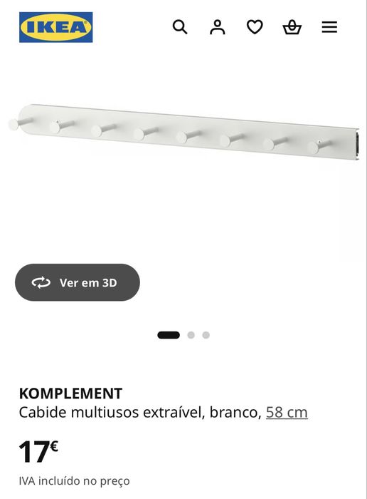 Cabideiro IKEA Pax