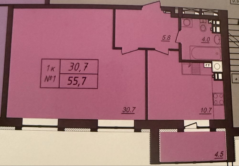 №88 Продаж 1-к кв м Фастів ЖК Соборний