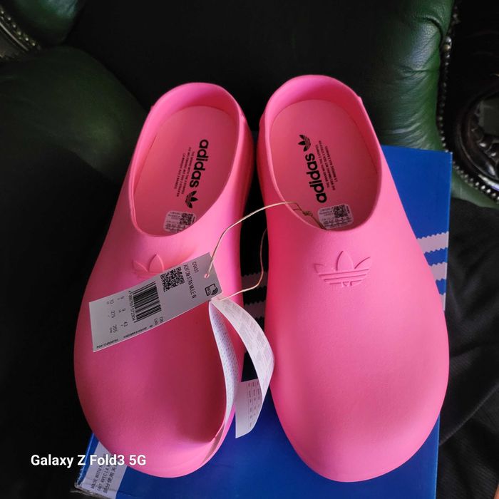 Adidas Mule klapki na koturnie