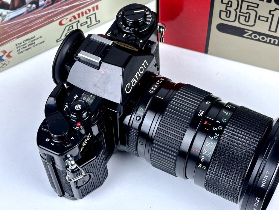 Canon A-1 + FD 35-105mm f/3.5 Macro