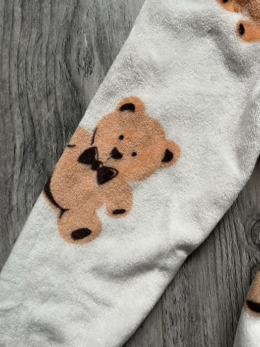 Ciepła nowa piżama w misie roz s cropp