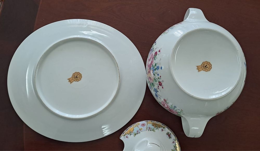 Hand-painted Limoges terrine64861317238147123