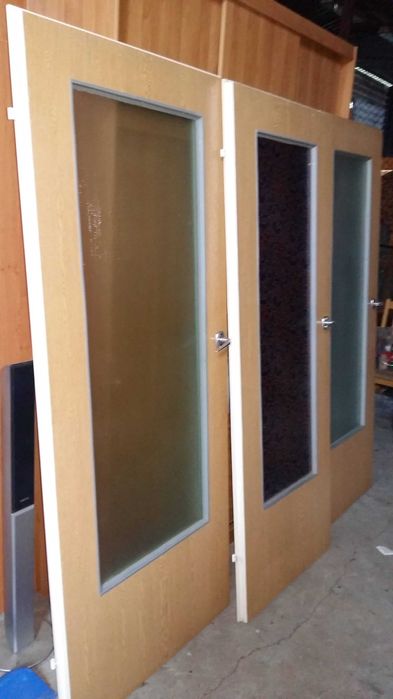 Drzwi z zamkiem i klamką - prawe "70"