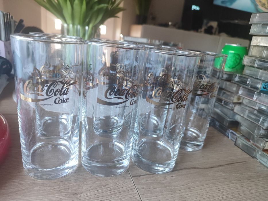 Zestaw szklanek coca cola 0.3 L 7 sztuk