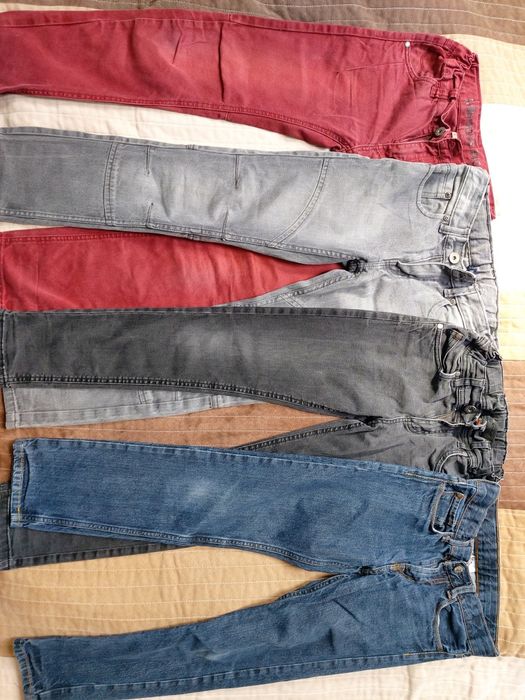 Spodnie jeansy 5 10 15 H&m KappAhl rozm. 140 rozm. 146