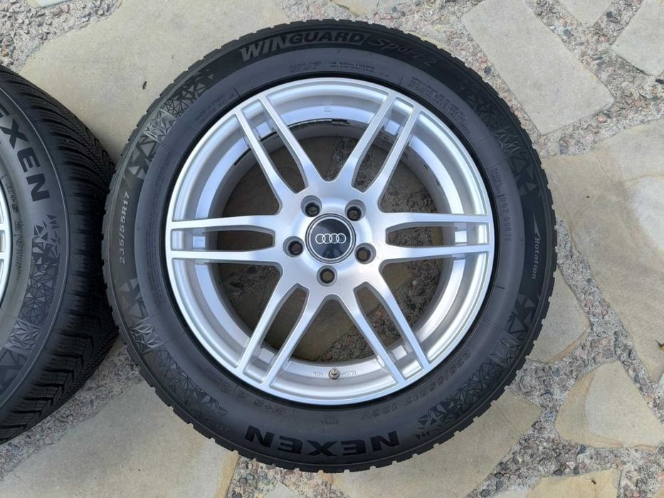 Alufelgi 17 5x112 opony zimowe 235/55R17 Audi VW Seat Skoda Merc 2023