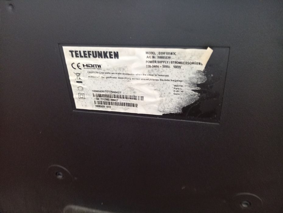 Telewizor Telefunken 39 cali