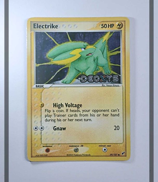 Electrike 59/107 DX Stamped Holo Pokemon ENG-NM
